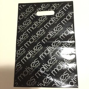 Motives plastic makeup bag
