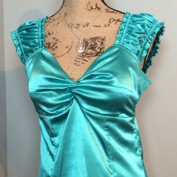 Byline Satin Top