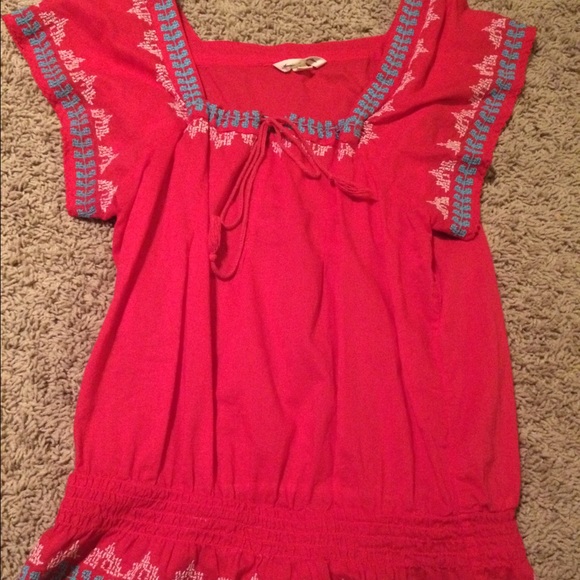 Red American eagle top