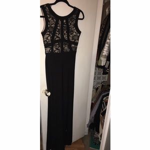 Black gown dress