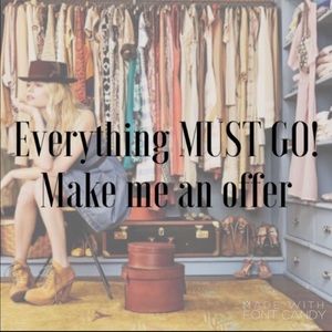 Reasonable offers accepted!