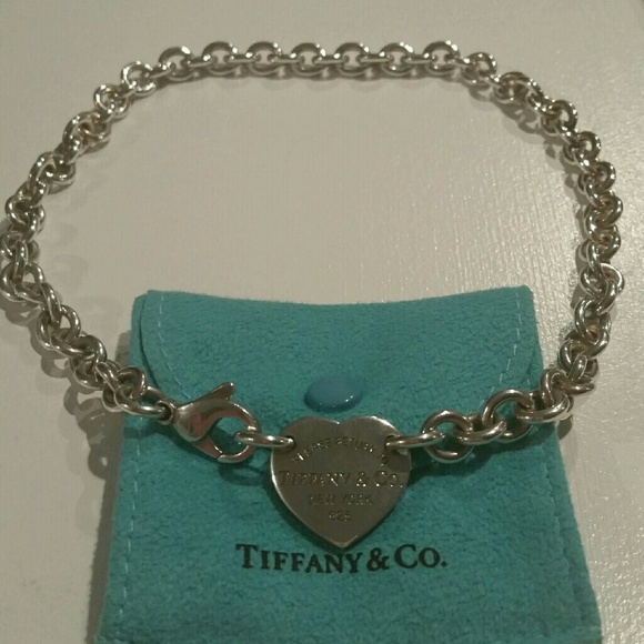 Authentic Tiffany & Co. Heart Tag Choker
