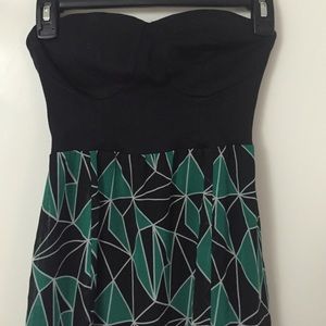 Charlotte Russe geometrical long dress with slots