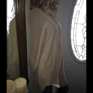 Button up beige top