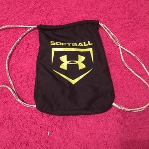 Under Armor softball drawstring bag