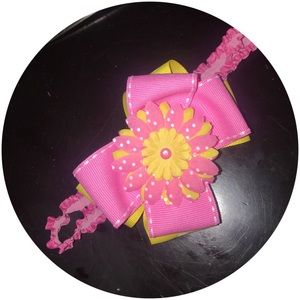 Pink lemonade Bow