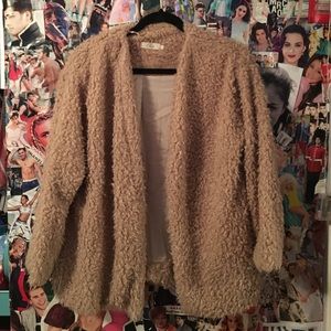 Faux fur jacket