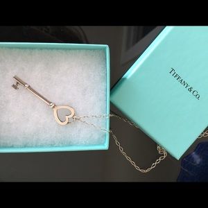 Tiffany Heart key Necklace Authentic