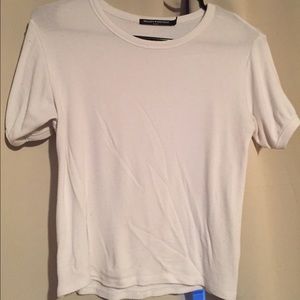 Plain white Brandy Melville shirt