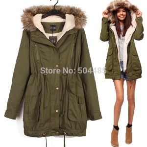 Warm Green Winter Coat