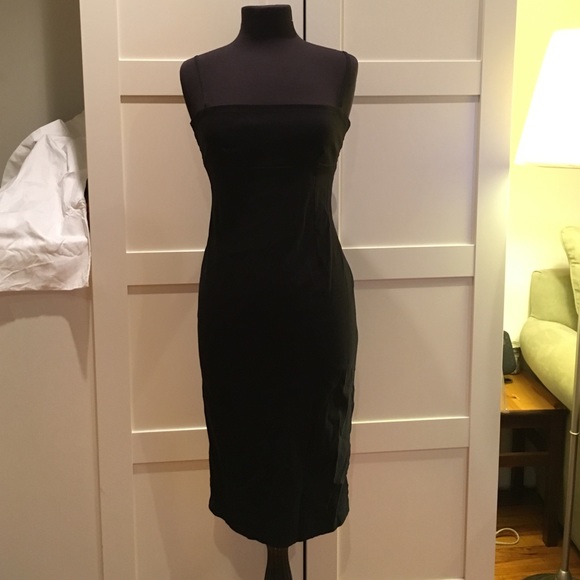 Strappy little black dress