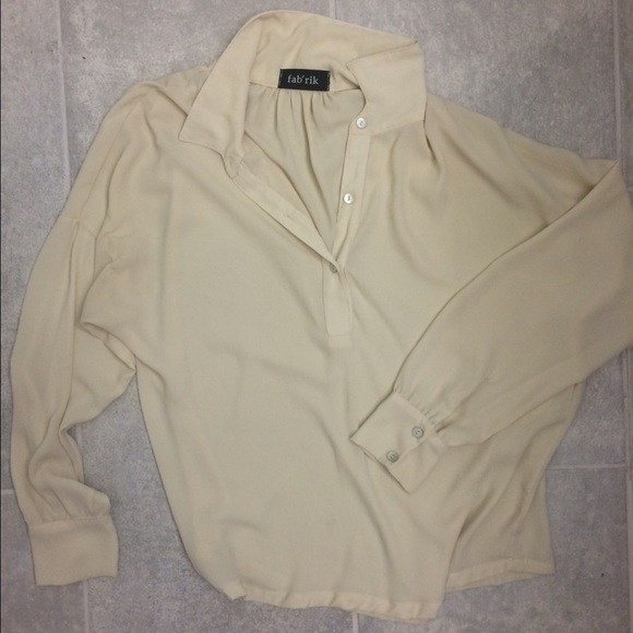 Fab'rik Cream Loose Blouse