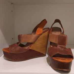 Color block  Aldo sandal wedges