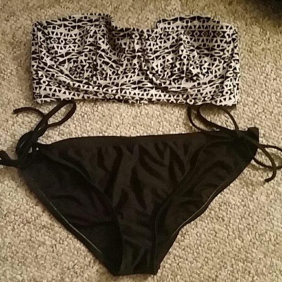 Bandeau Bikini Set with Side Tie - Picture 1 of 2