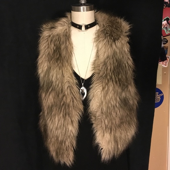 Brown Fur Vest