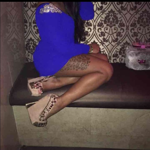 Royal Blue Romper - Picture 2 of 3