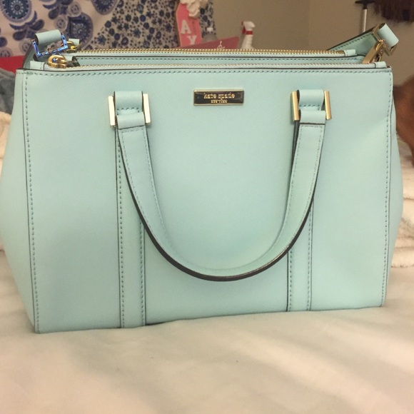 kate spade Handbags - Kate Spade Newbury Lane Small Loden Cyblue Leather