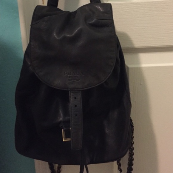 Authentic Prada Deerskin Mini Backpack