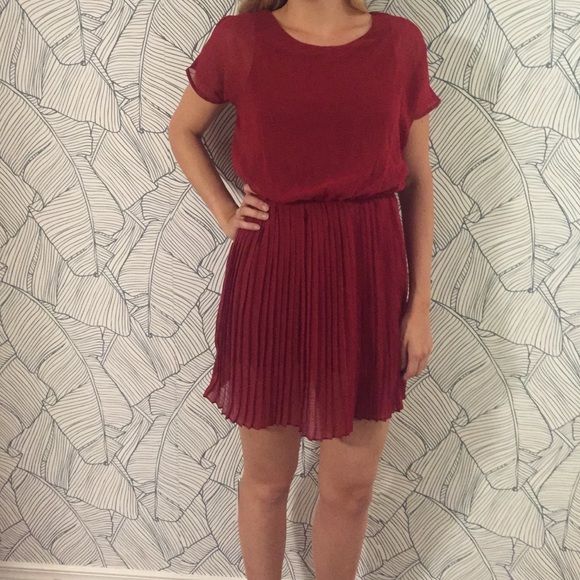 Maroon Lush dress