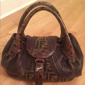 Fendi Zucca Spy Bag