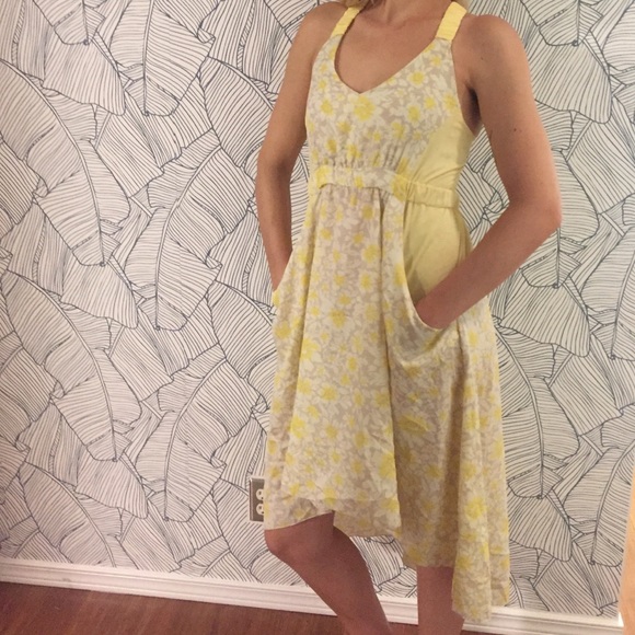 Beautiful summer yellow dress