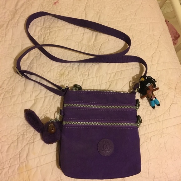 Kipling purple bag