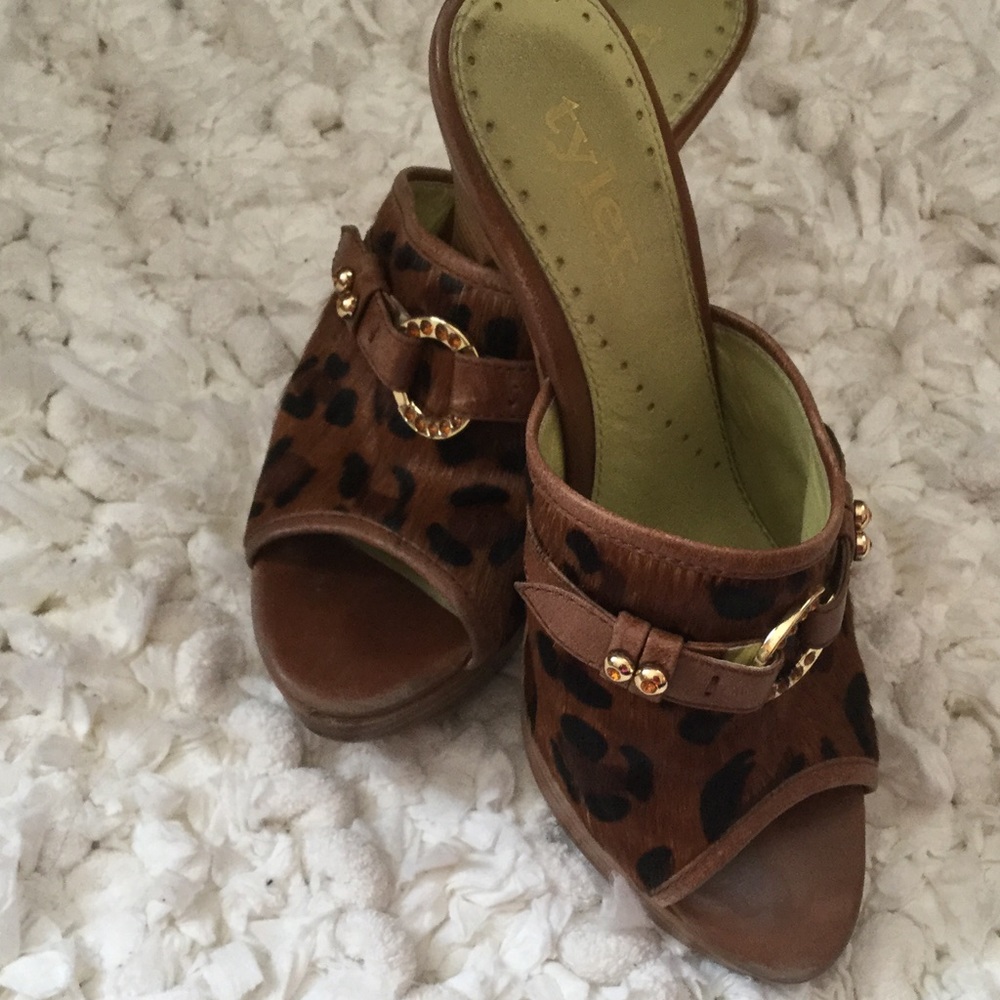 Leopard Sandals