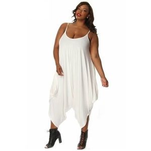 NWT Plus Size Sleeveless Harem Jumpsuit