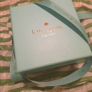 Kate Spade sea horse watch, mint/gold, one size