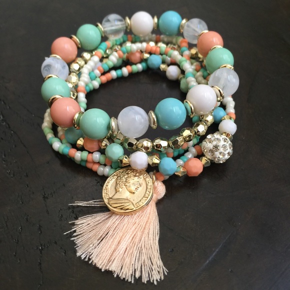 Bohemian Multi-layer Tassel Bracelet - Picture 2 of 4