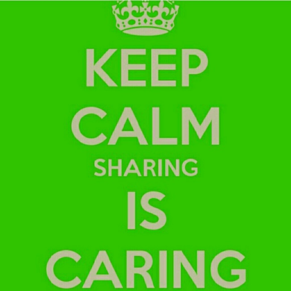 Keep Calm Sharing is Caring - Picture 1 of 1