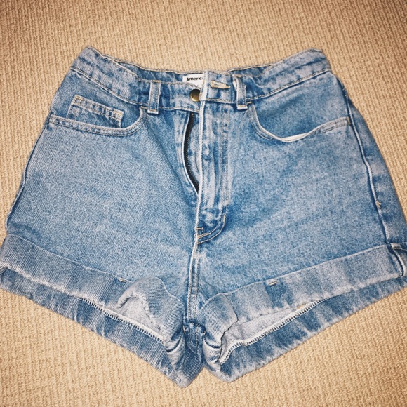 American Apparel denim shorts