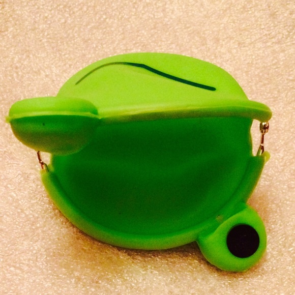 HP  Wide Mouth Green Frog Coin Purse - Picture 3 of 3