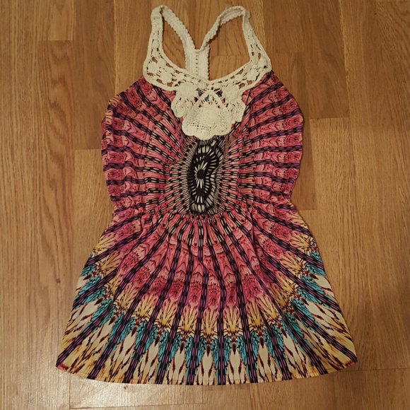 Cute Bohemian One Clothing Top Size Small