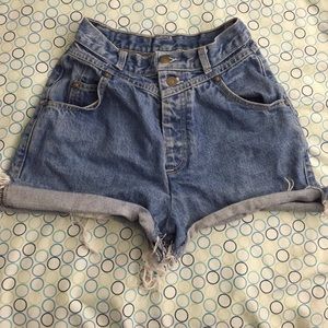 High-Waisted Jean Shorts