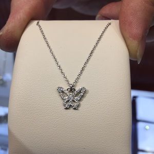 14 kt gold diamond pendant and 10 kt chain $249