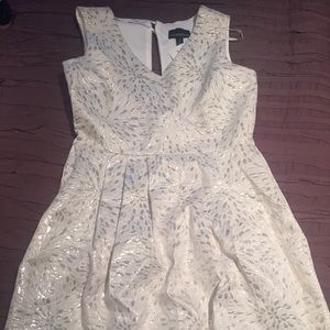 SALE Cynthia Rowley white shimmer dress size 4 NWT
