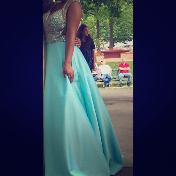 Full length ball gown