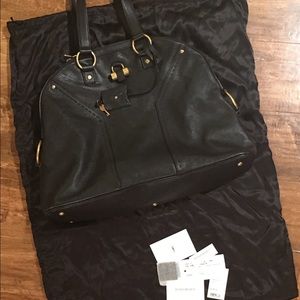 YSL Muse oversized black bag