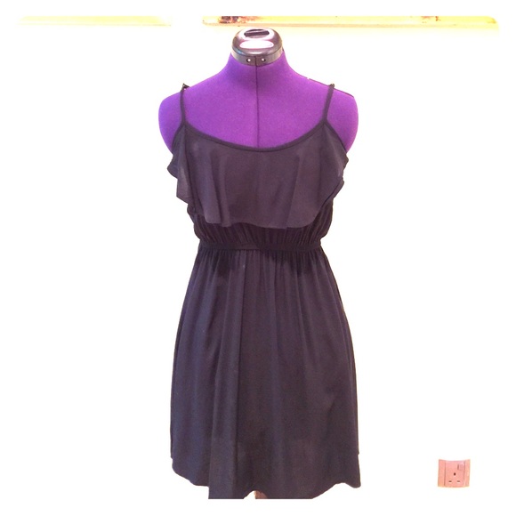 Black short dress