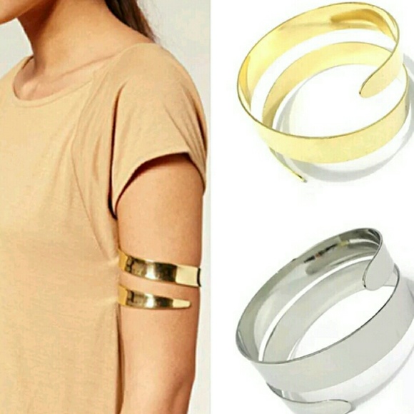 🎉HP🎉 Gold plated swirl wrap upper arm cuff
