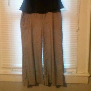 Liz Claiborne wide leg striped pants