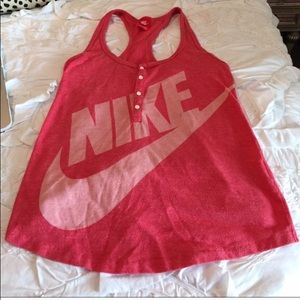 Nike coral tank top