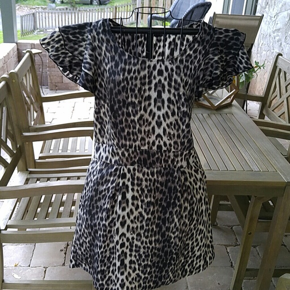 Leopard print dress