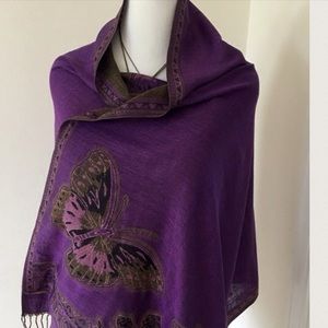100% pashmina wrap NWOT