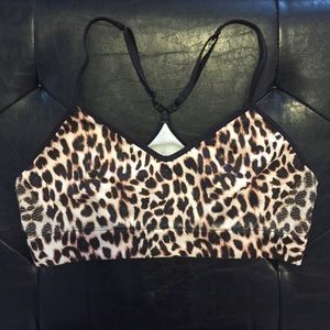 Victoria's Secret Pink leopard sports bra