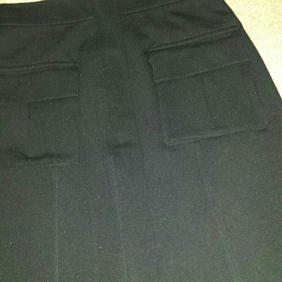DVF black knit skirt with pockets - Picture 3 of 3