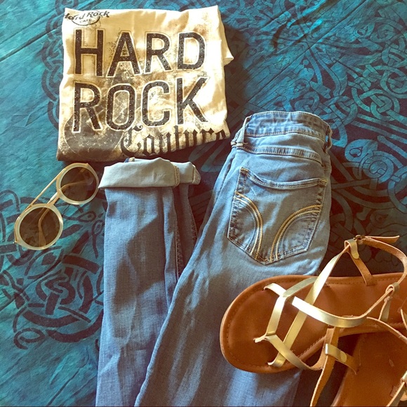 Hollister light blue jeggings size 0/24