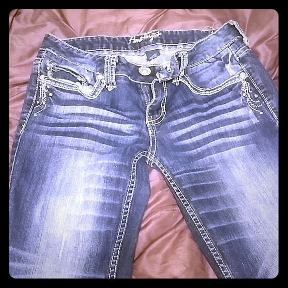 Amethyst dark wash jeans