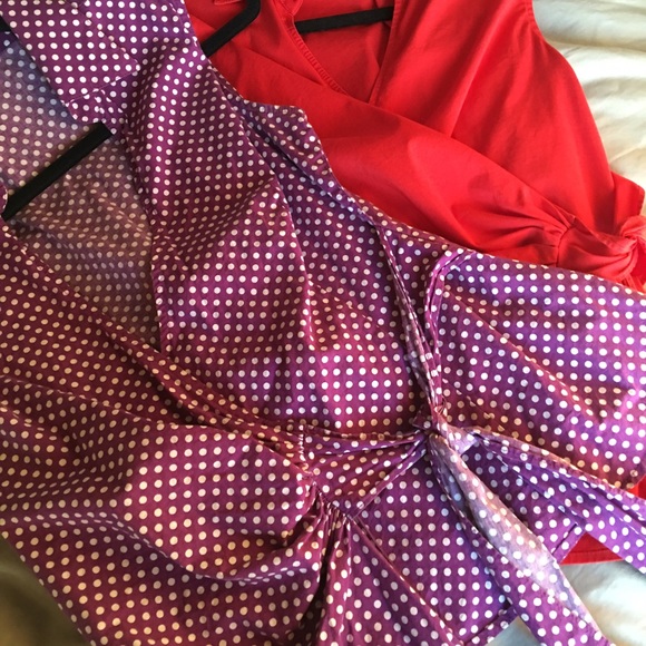 Two express wrap shirts